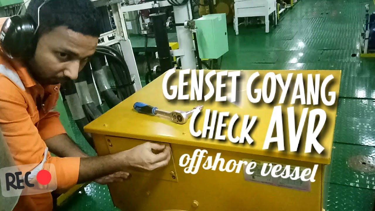 GENSET GOYANG? |Voltage Generator dikapal Hunting, cek saja AVR nya
