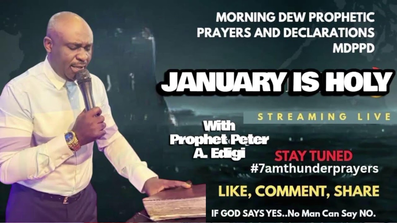 MORNING DEW WITH PROPHET PETER EGIDI  Live Stream