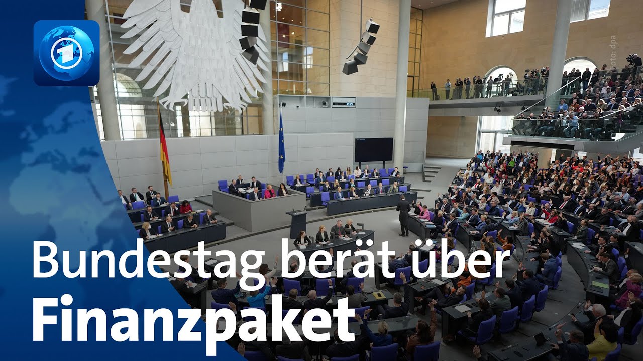 Bundestagsdebatte über Grundgesetzänderung, Schuldenbremse und Sondervermögen