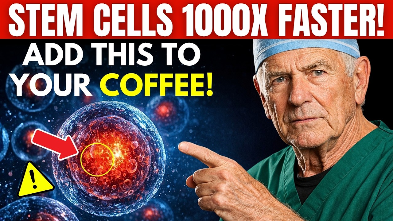 SENIORS: Add THIS to Your Coffee &mdash; Stem Cells Reactivate 1,000x Faster & Fat Burns | Senior Health
