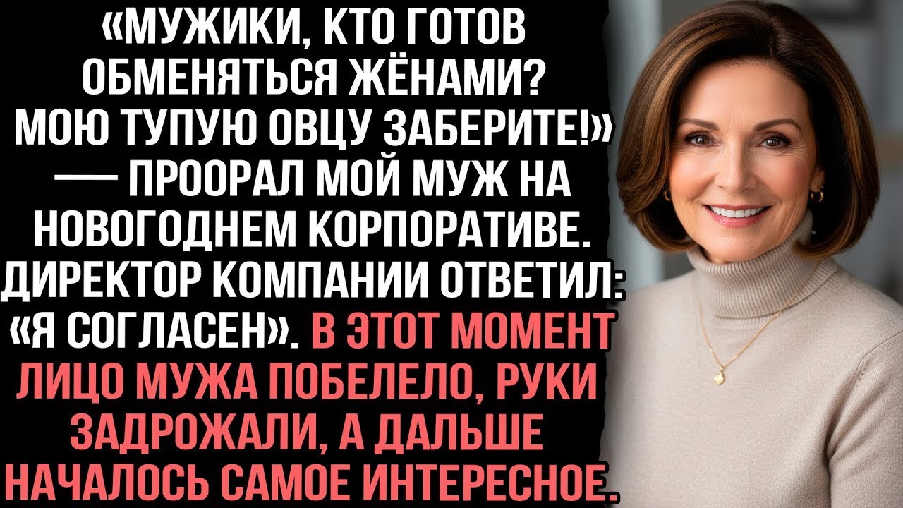Муж предложил обмен жёнами. Когда директор согласился — он побелел и задрожал от страха..