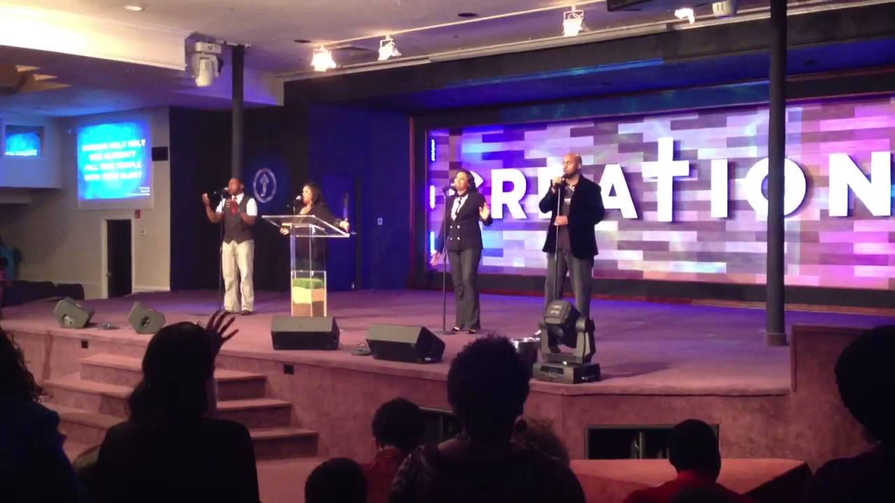 Ashmont Hill leading praise & worship at Jubilee Christian