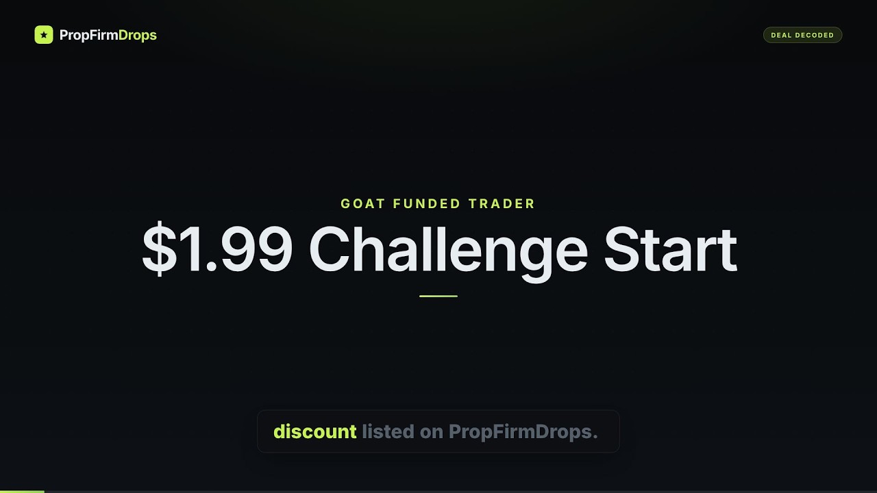 Goat Funded Trader Discount &ndash; $1.99 Challenge Start (Code ZERA)