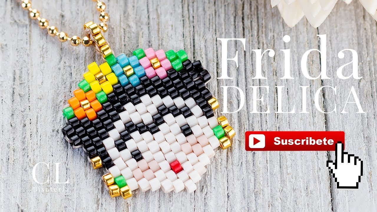 Dije Frida con Delica Miyuki fácil de hacer Parte 1