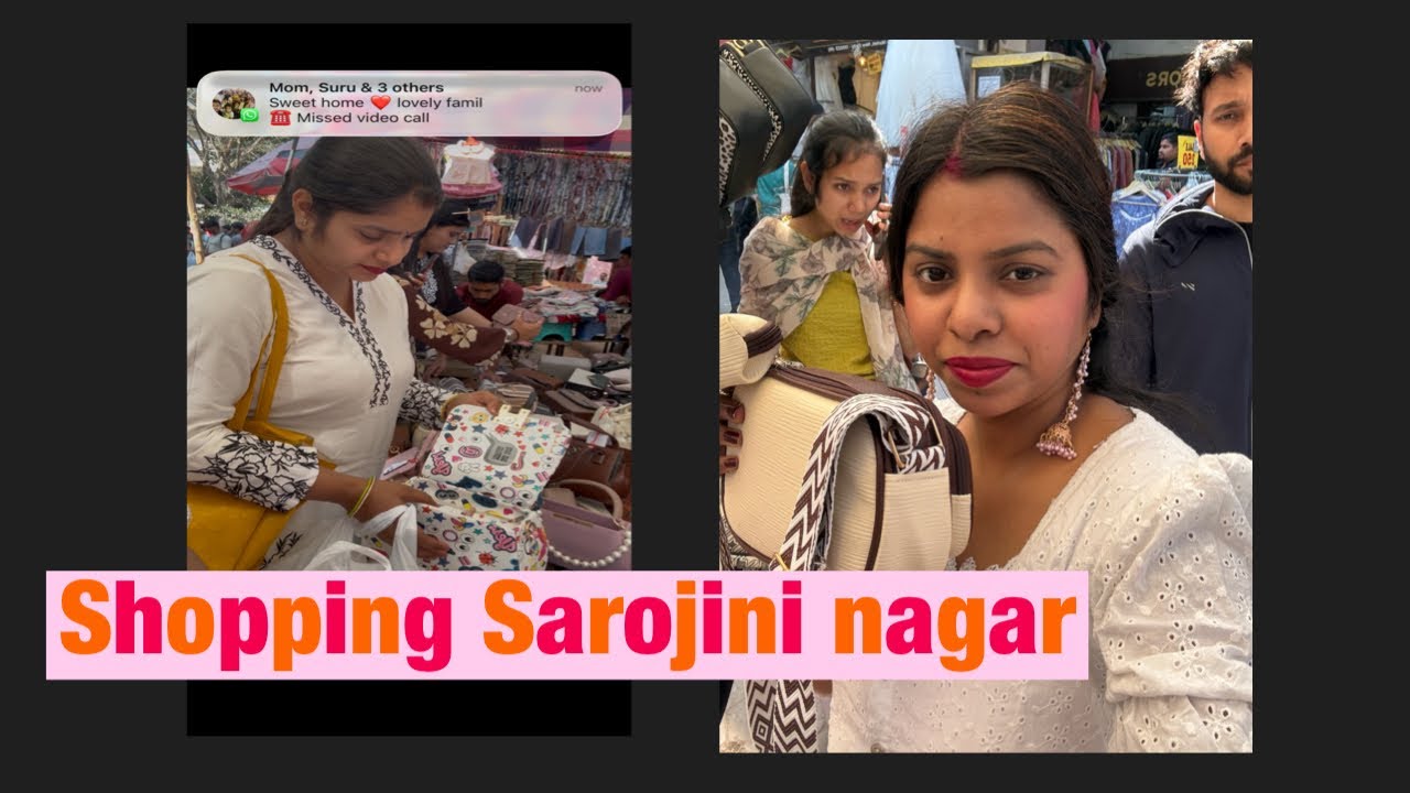 Sarojini nagar me ki aj shopping# new vlog