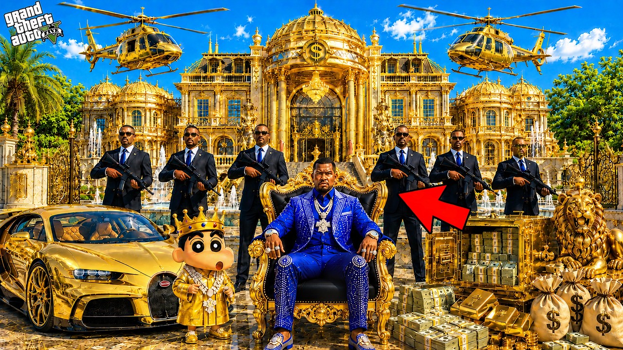 GTA V :  Franklin And Shinchan Opened NEW BILLIONAIRE Luxury CAR SHOWROOM By In GTA 5 Telugu |#gta5