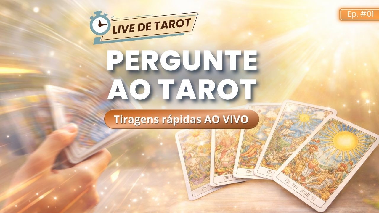#01 Live de tiragem rápida. É pra já tarot!
