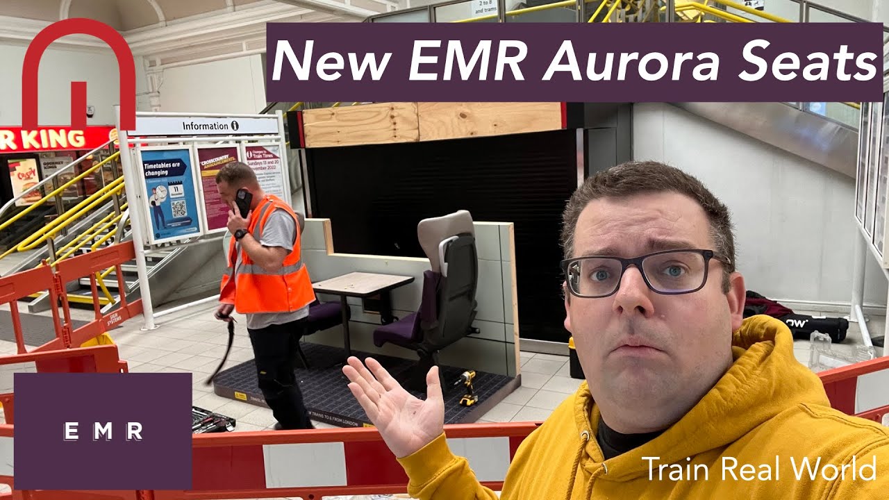Train Real World - The New EMR Aurora Seats