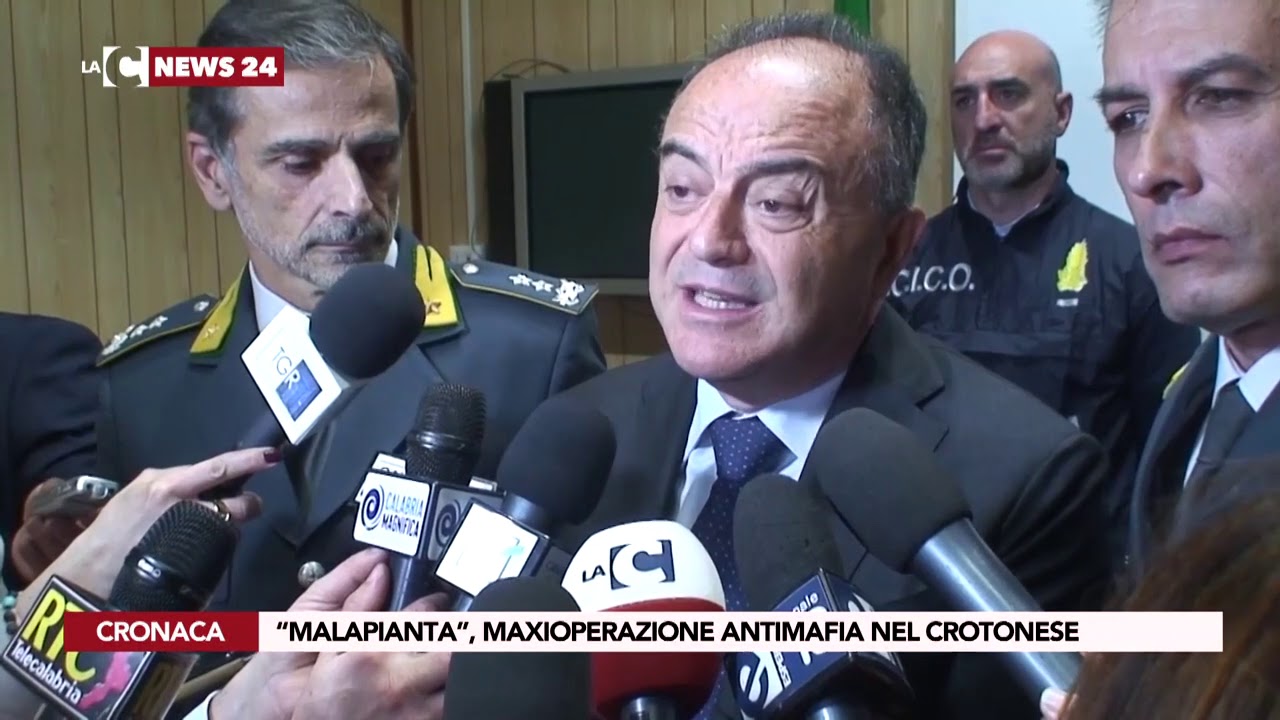 “Malapianta”, maxioperazione antimafia nel crotonese