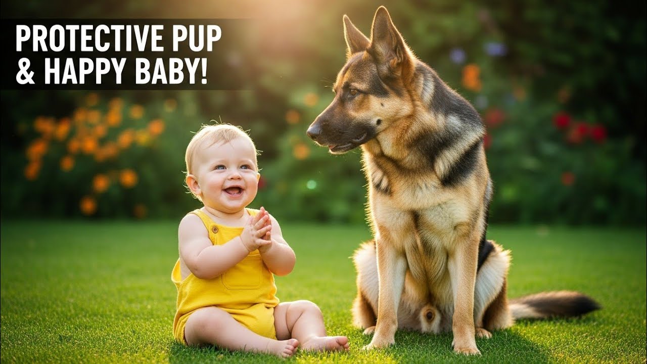 “Heartwarming Moments: Baby and Dog’s Daily Mischief 🐶👶