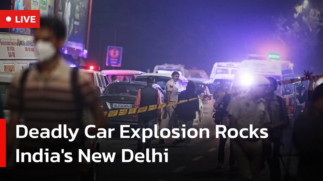 🔴LIVE: Car Explosion Near Delhi's Red Fort | Police & Forensic Teams Investigate | AC1W