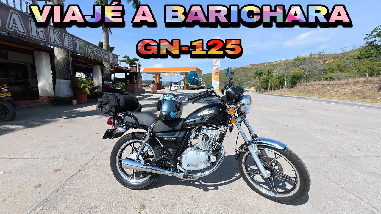 Suzuki GN/ VIAJÉ a BARICHARA [Ruta COMPLETA] 104 Kilometros RECORRIDOS