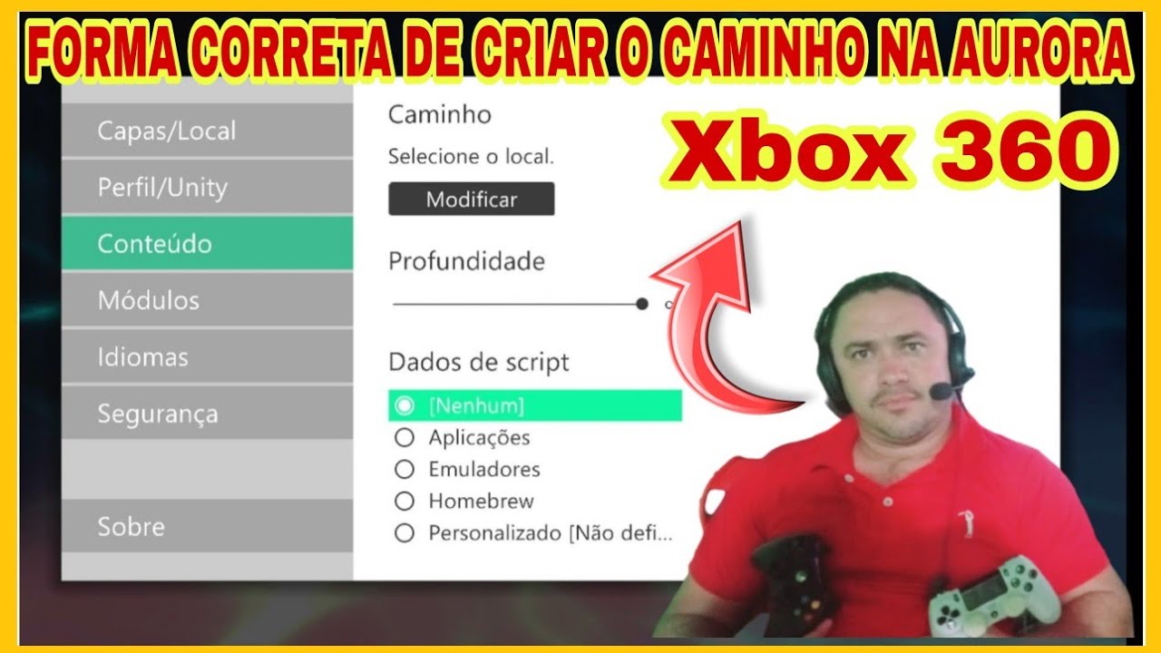 criando caminho para jogos direto do HD - na aurora - para iniciantes / Xbox 360 RGH