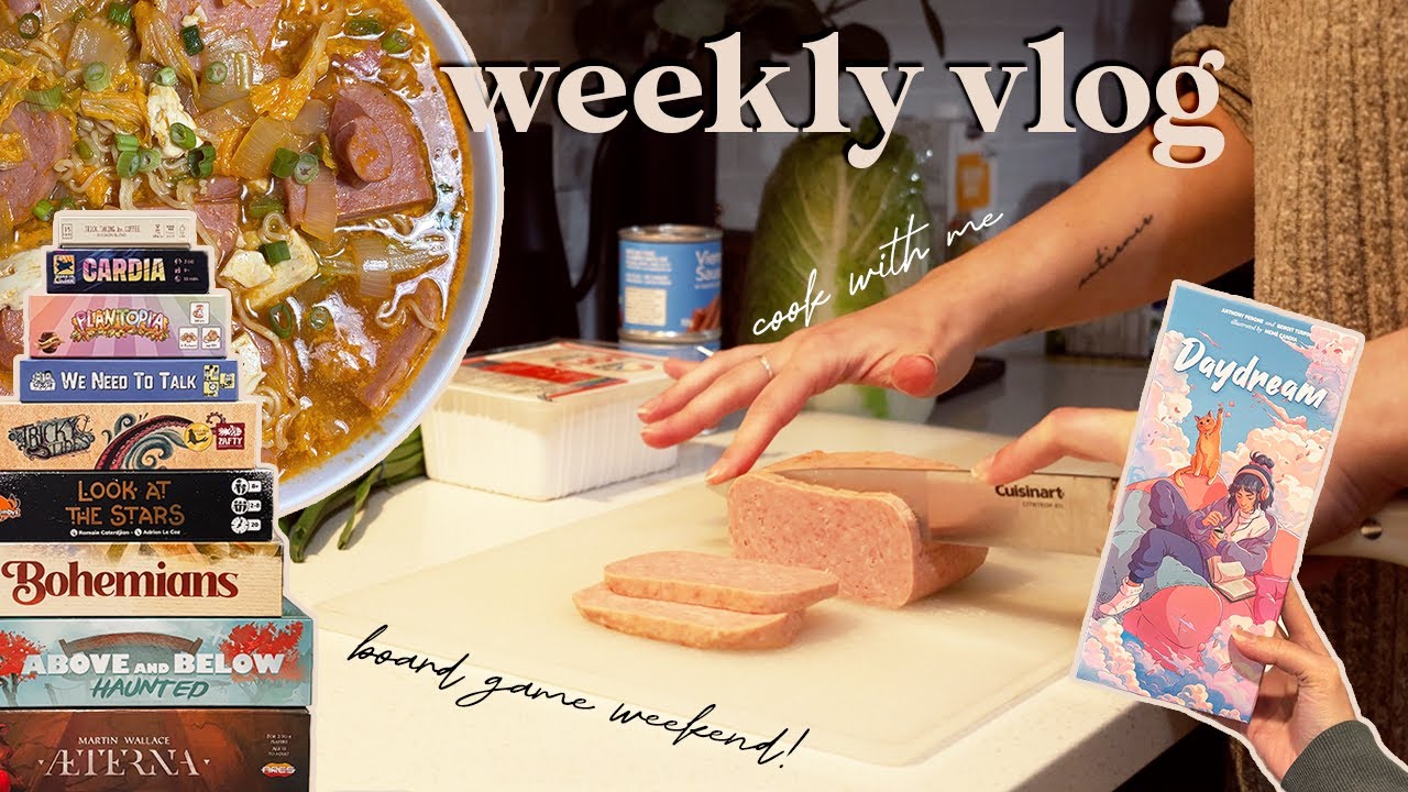 Cooking my favourite Asian dishes & a board game weekend!