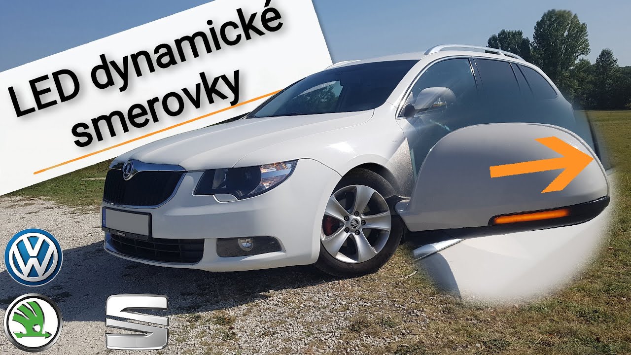 LED Dynamické smerovky SKODA Octavia 2 Superb 2