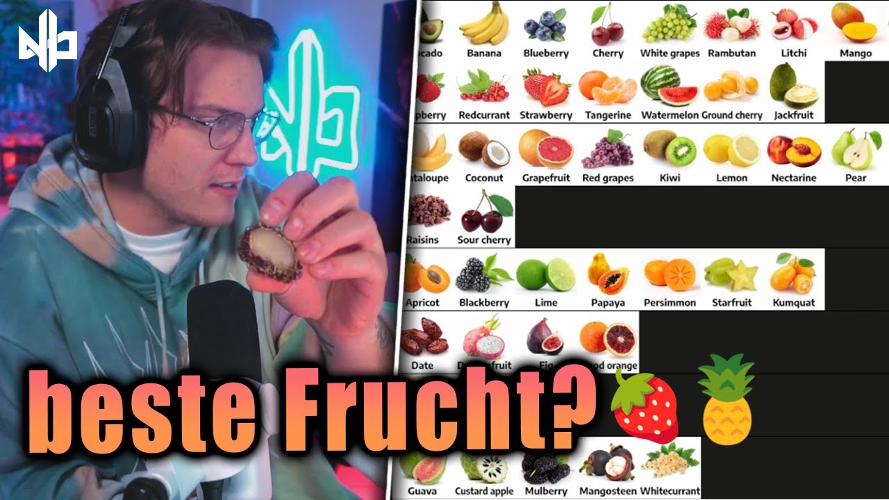Banane auf die 1☝️ | Früchte Tier List | Niekbeats