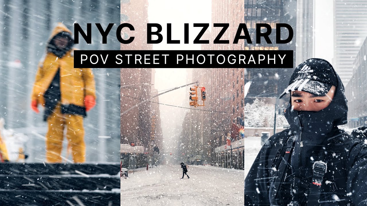 NYC BLIZZARD Street Photography!