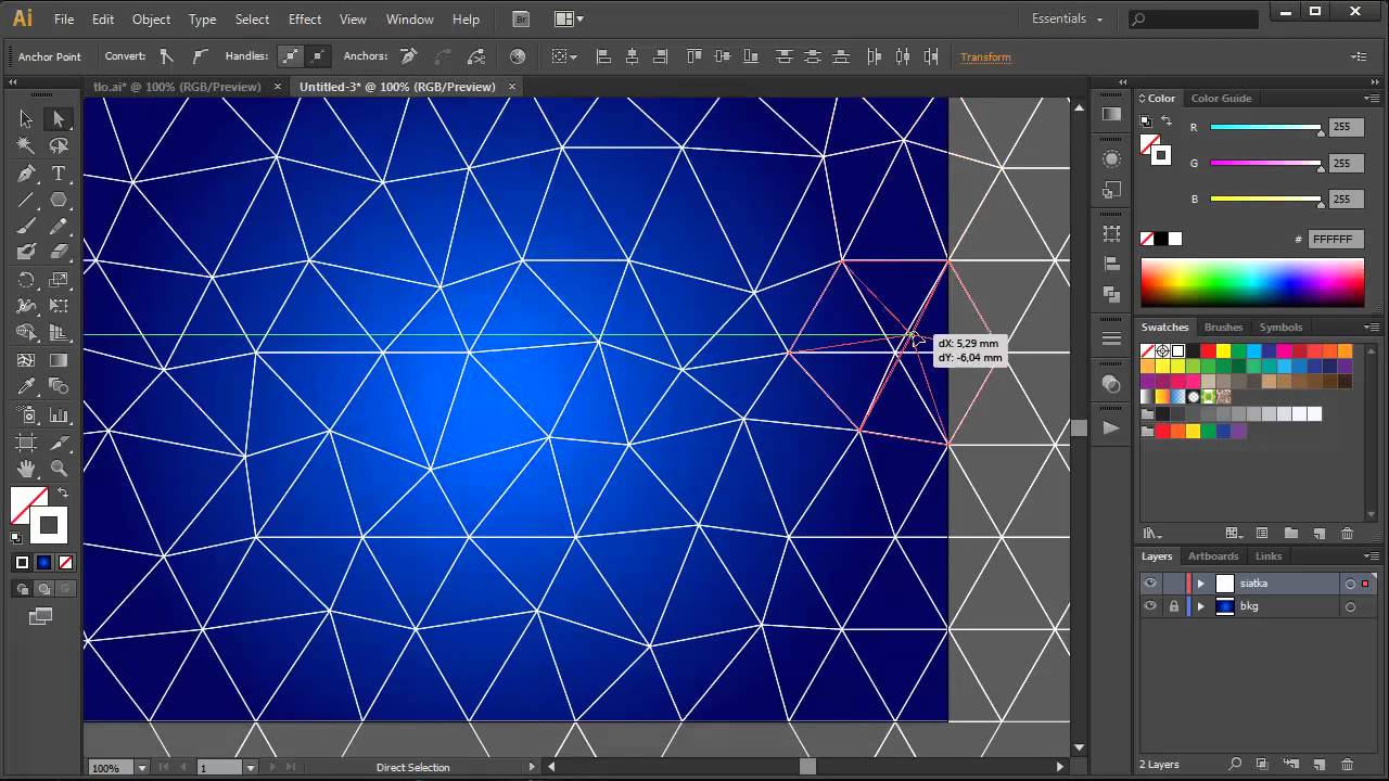 Adobe Illustrator - Tutorial 31 - jak zrobić background