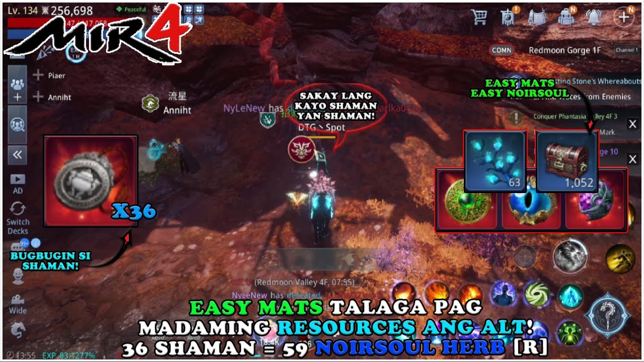 MIR4 - GANTO MAG FARM NG RARE NOIRSOUL AT RARE MATS! MIR4 ITABI MO AKO NA BAHALA! - F2P