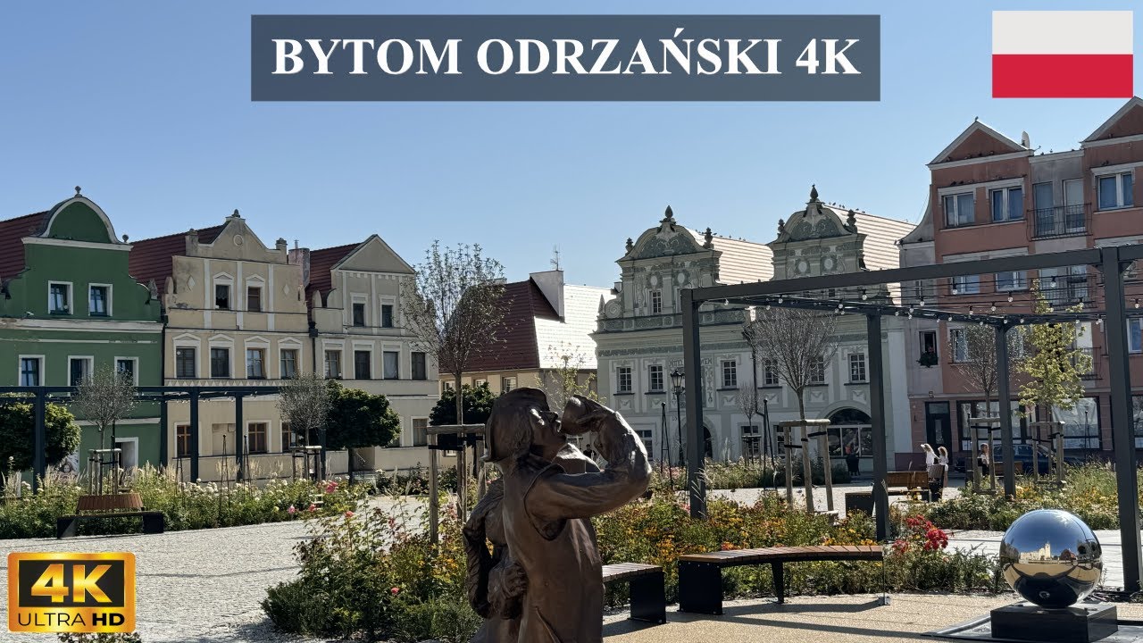 Bytom Odrzański 🇵🇱 -  Atrakcje lubuskiej perły z odnowionym rynkiem [4K]