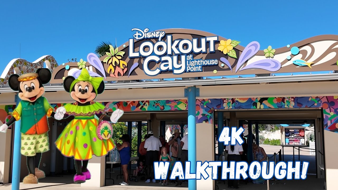 Disney's Lookout Cay at Lighthouse Point | Full 4K Walkthrough (No Commentary)