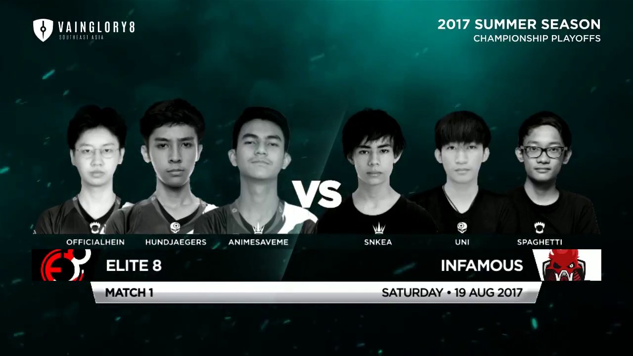 Elite 8 Vs Infamous • Vainglory 8 SEA Championship Playoffs, Upper Bracket