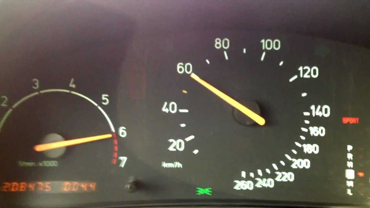 Saab 9-5 2.3t AW55-50SN, Stage1 RybTun (220KM / 360Nm), 0-100 km/h