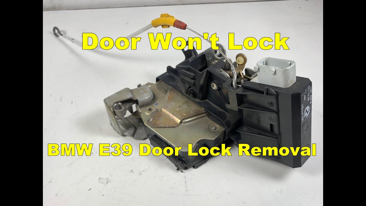 How to Remove Door Lock Latch Actuator from BMW E39 M5 540i 530i 525i