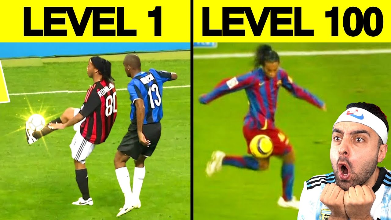 LEVEL 1 DEN LEVEL 100 E KADAR UNUTULMAZ RONALDİNHO ÇALIMLARI !