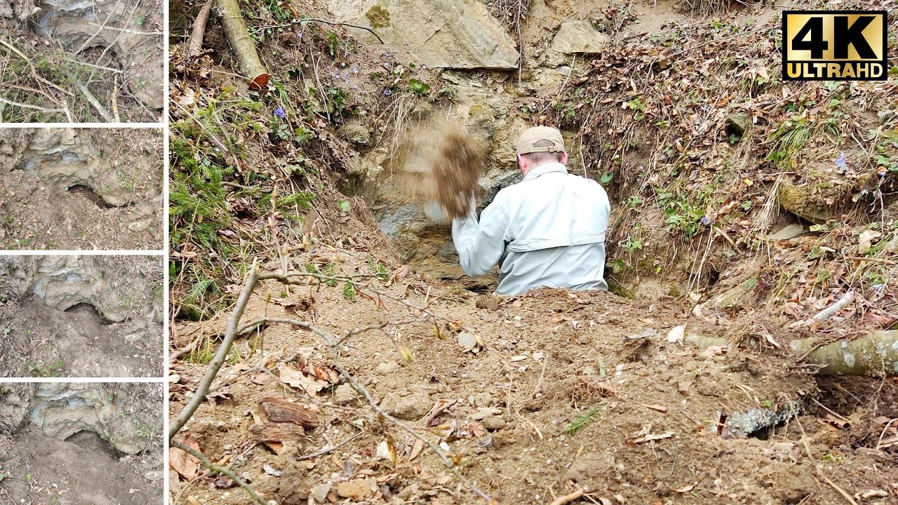 Altbergbau: Aufwältigung unbekannter Stollen östlich Primmersdorf/NÖ