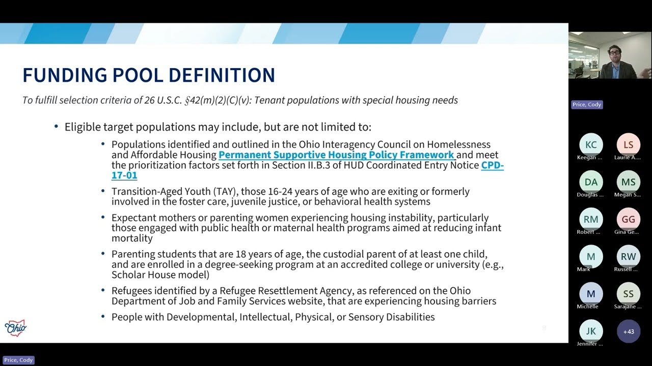 2026 9% LIHTC QAP – Special Housing Needs FKA Service Enriched Housing Funding Pool Discussion