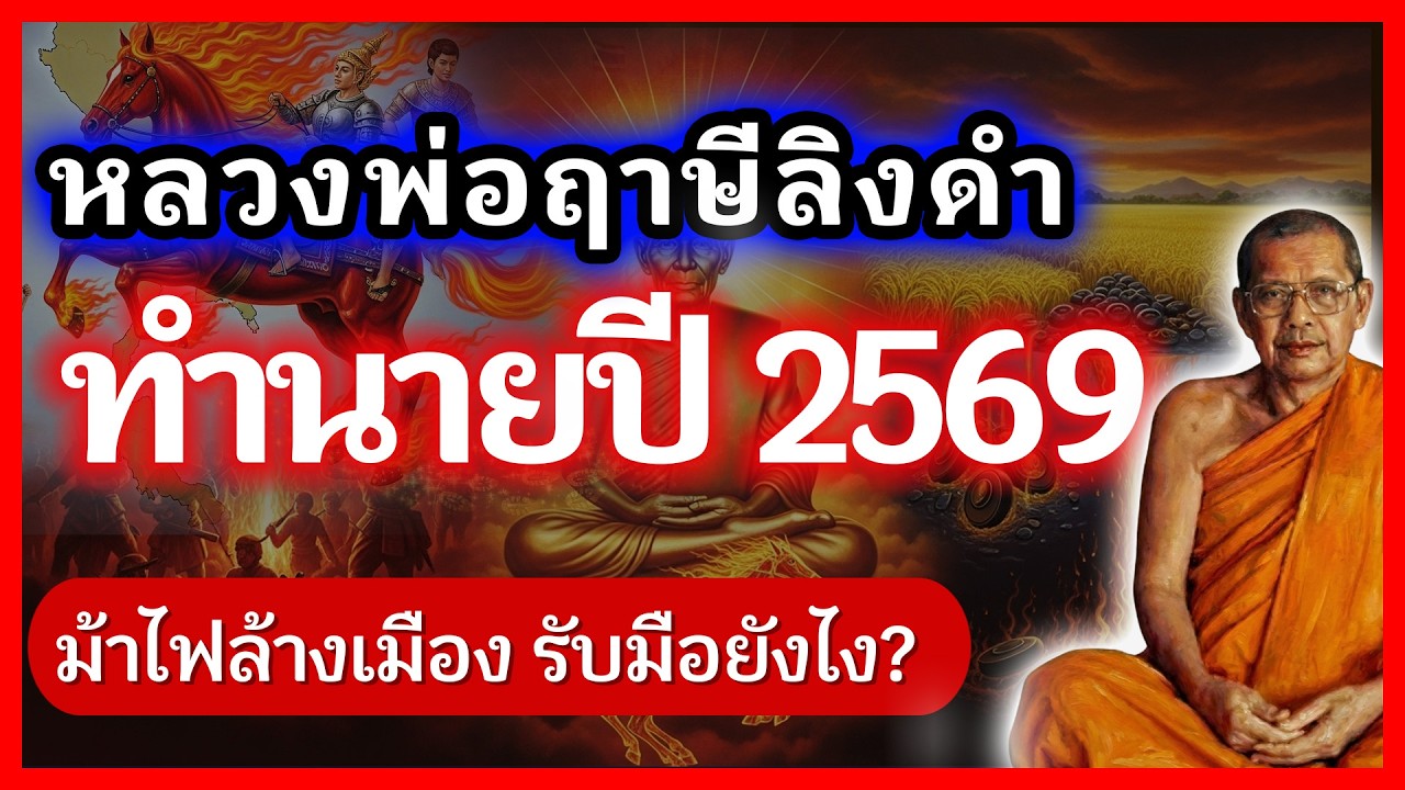 หลวงพ่อฤาษีลิงดำทำนายปี 2569 ม้าไฟล้างเมือง คัดกรองคนมีบุญ จุดเปลี่ยนครั้งใหญ่ของไทย จะรับมือยังไง?