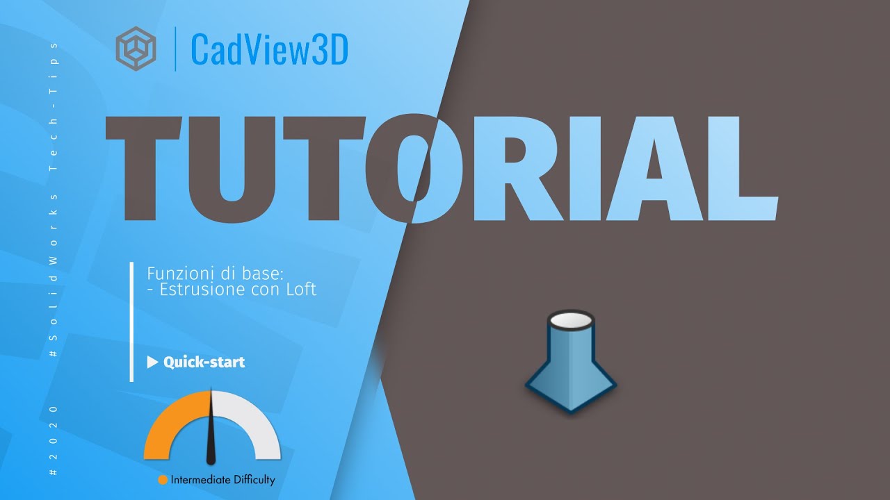 Solidworks Tutorial - Funzione: Estrusione con Loft