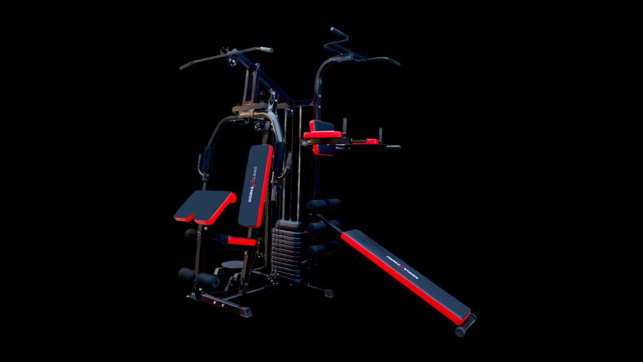 Zorex Fitness 1007 3 Station Home Gym  Assembling & Exercise Video