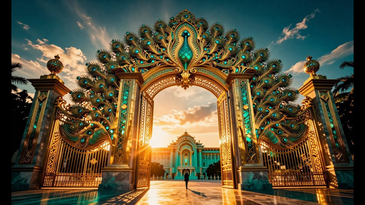 The $7B House Made of Peacock Teal & Gold | Ultimate Dream House Tour