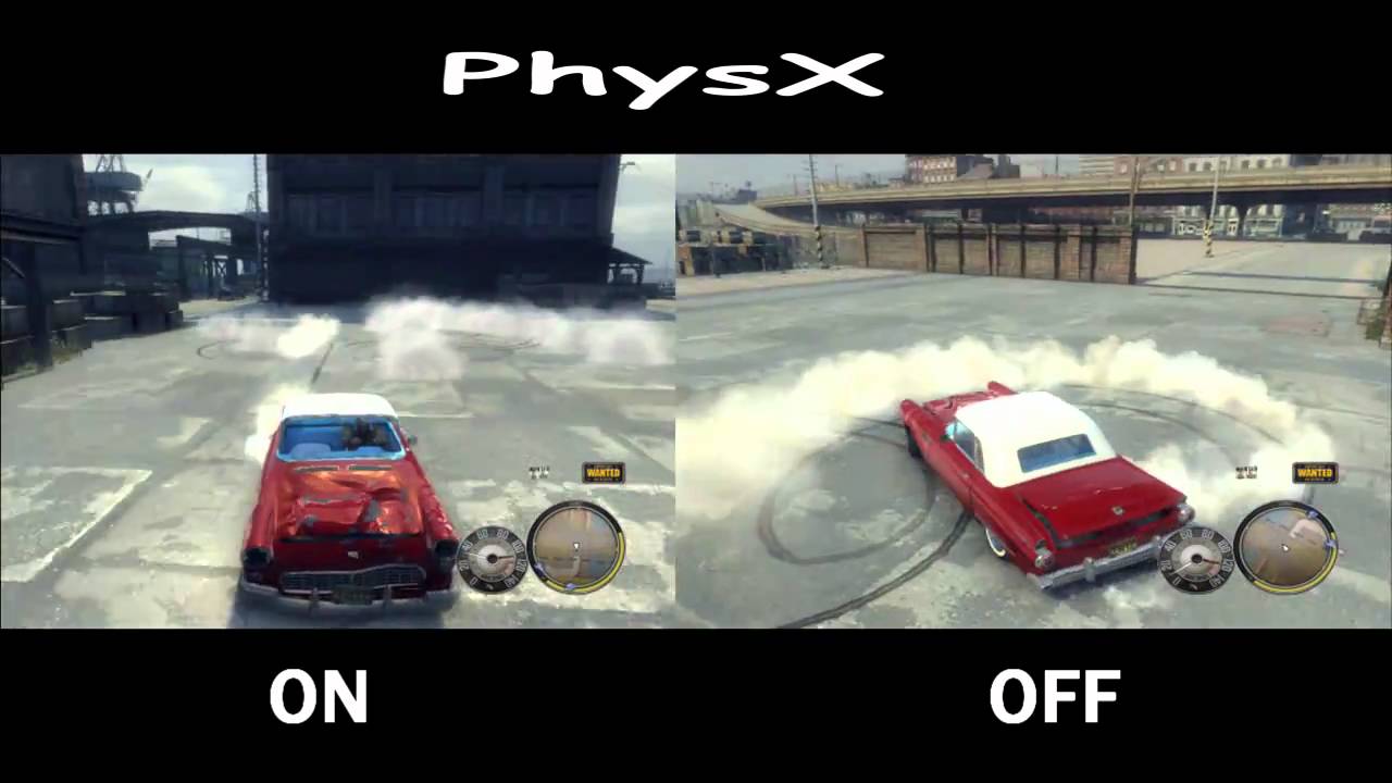 Mafia 2 - PhysX Comparison