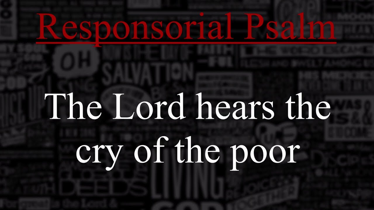 [CANTOR] 30TH SUNDAY IN ORDINARY TIME - October 23, 2022 - (RESPOND & ACCLAIM)
