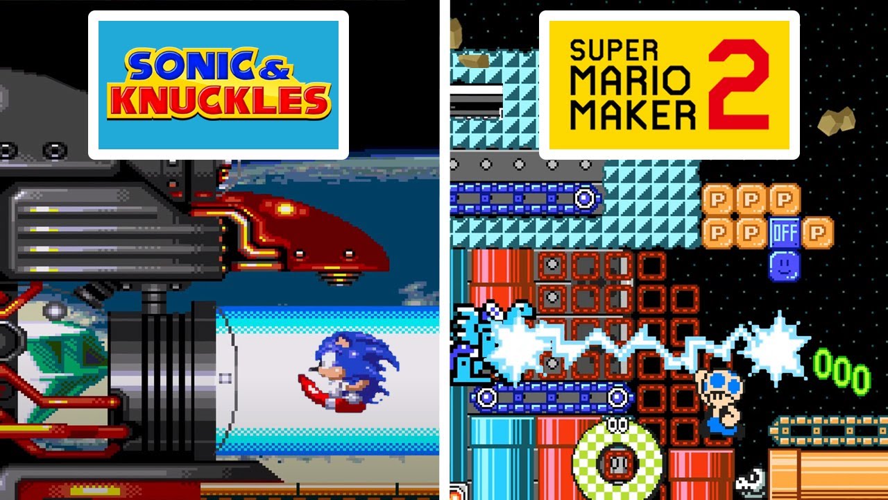 Sonic & Knuckles Boss Rush Remade in Super Mario Maker 2