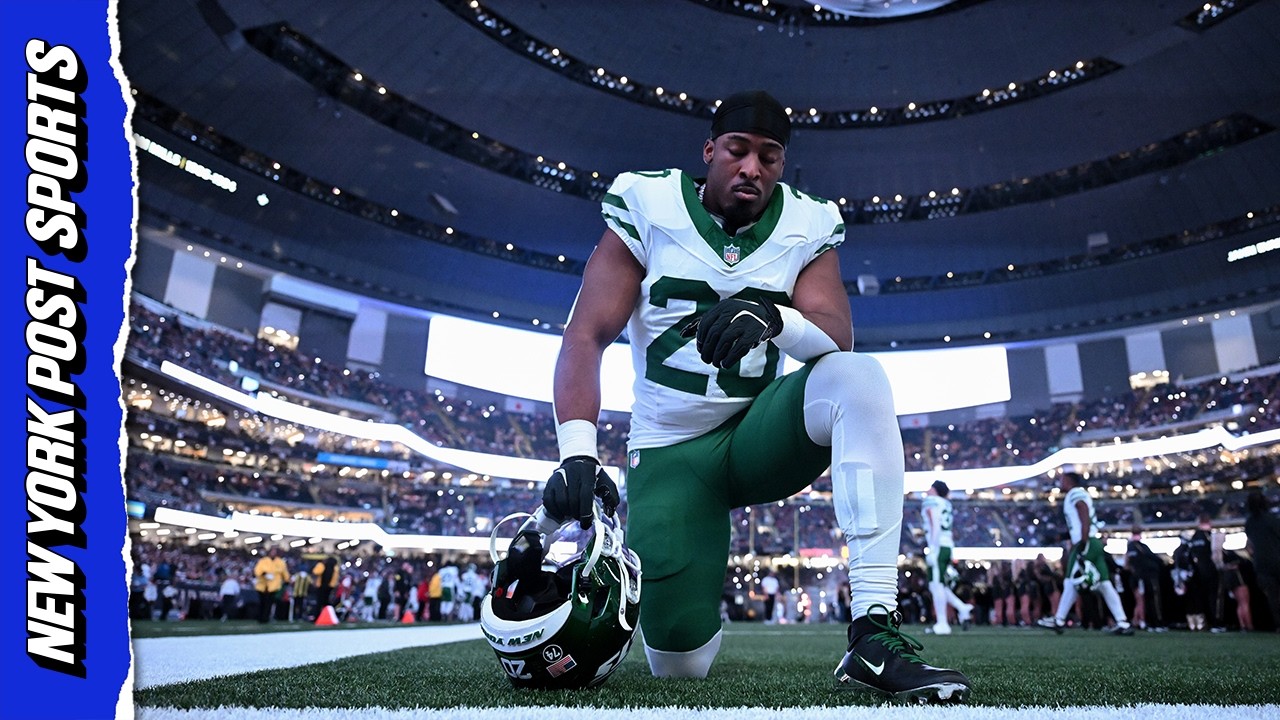 Breece Hall discusses his long-term future with the Jets