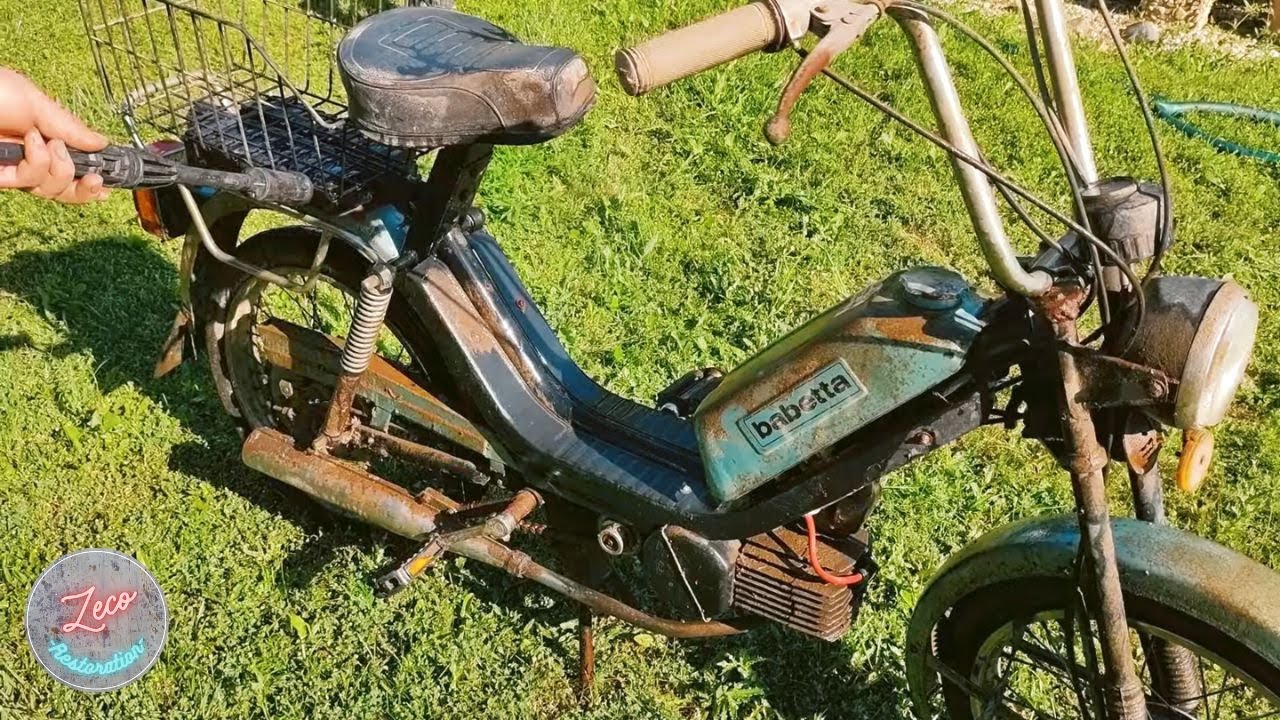Restoration of two Abandoned Old Motorcycles- JAWA Babetta 210 | RESTORATION PART 1 | Disassembling