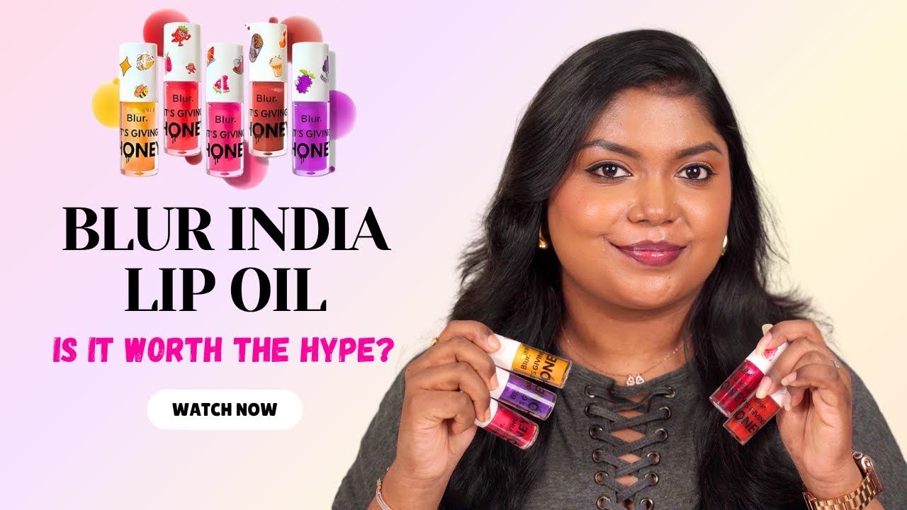Blur India It's Giving Honey Lip Oils Честный обзор + свотчи на пигментированных губах