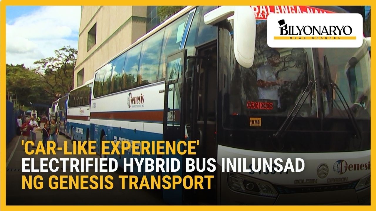 Genesis transport naglunsad ng kauna-unahang electrified hybrid bus sa Bataan | Agenda