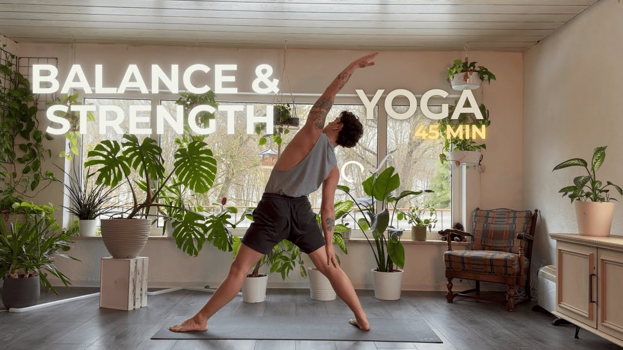 45 min Yoga for core, strength & balance #yogabalance #strenght #vinyasayoga