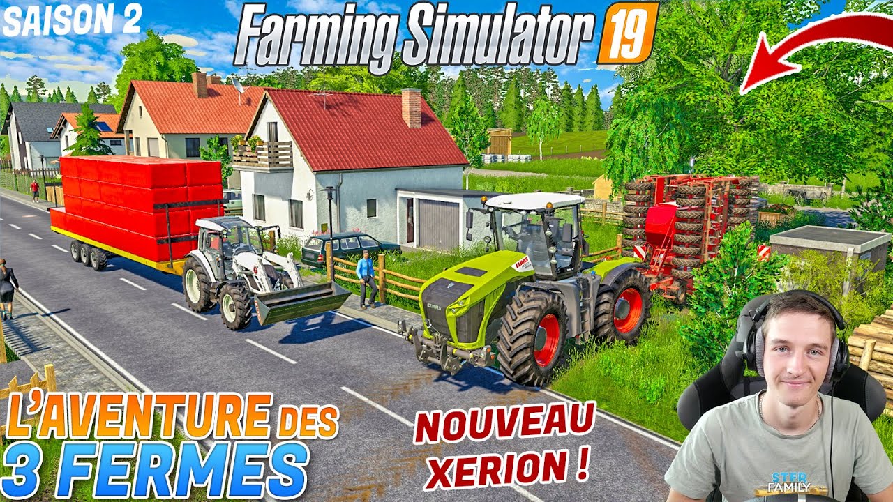 L'AVENTURE DES 3 FERMES S2 ! ON A LE XERION 4000 DANS LA FERME !