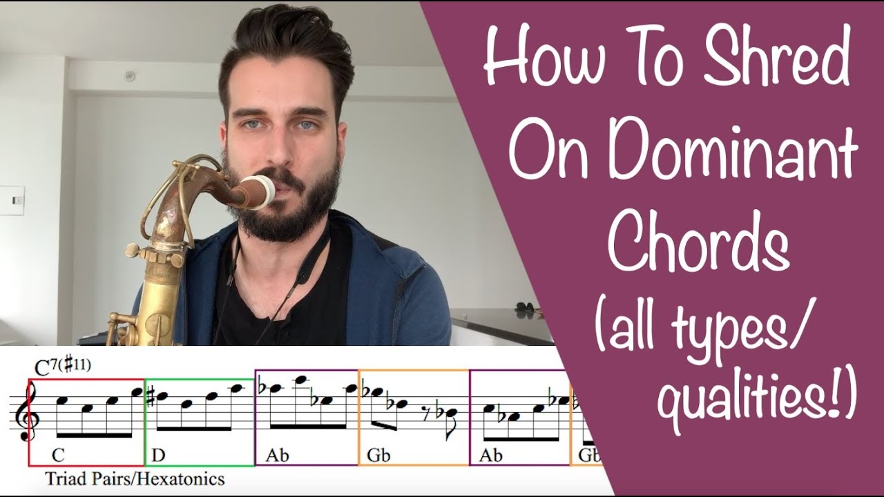 How to Shred on Dominant Chords (all types/qualities!)