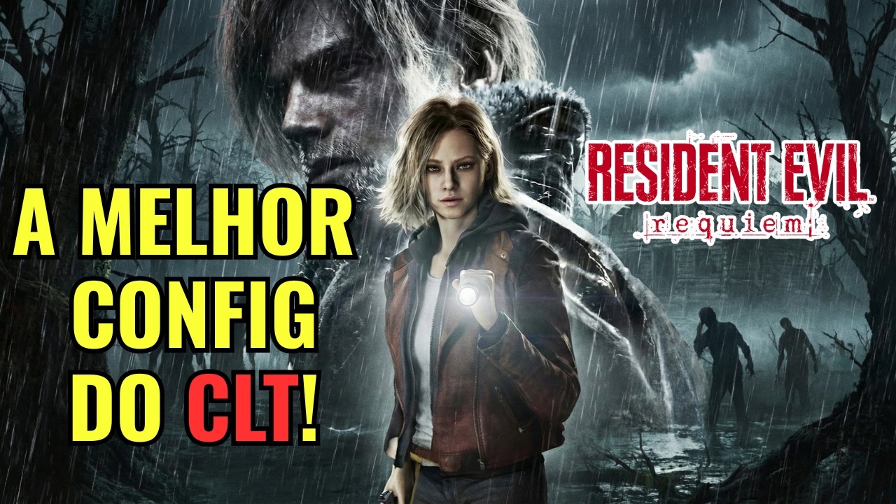 O PC do CLT que roda RESIDENT EVIL REQUIEM NO ULTRA! ME SURPREENDI! 😱