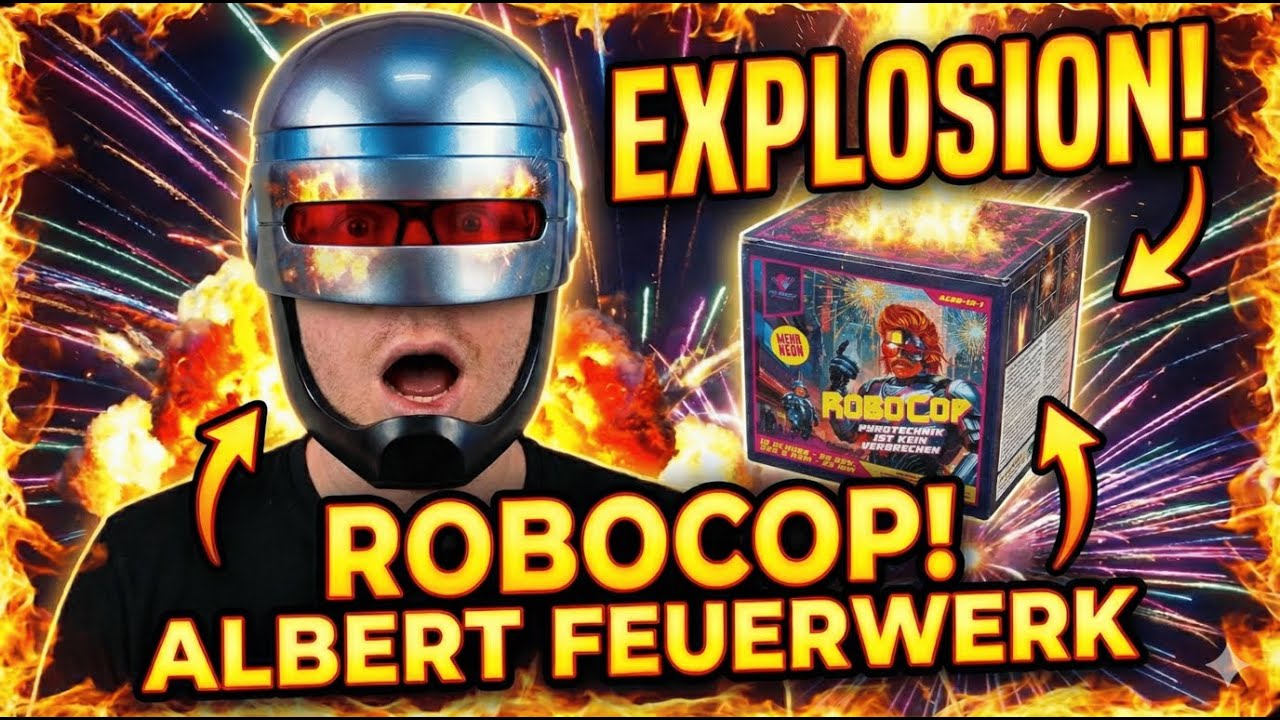 Albert Robocop 25mm 19 Schuss 266g NEM Feuerwerksbatterie