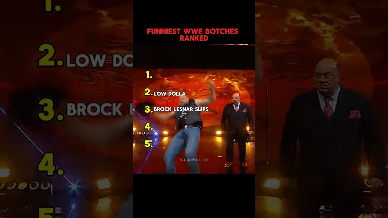 Funniest WWE Botches Ranked 
