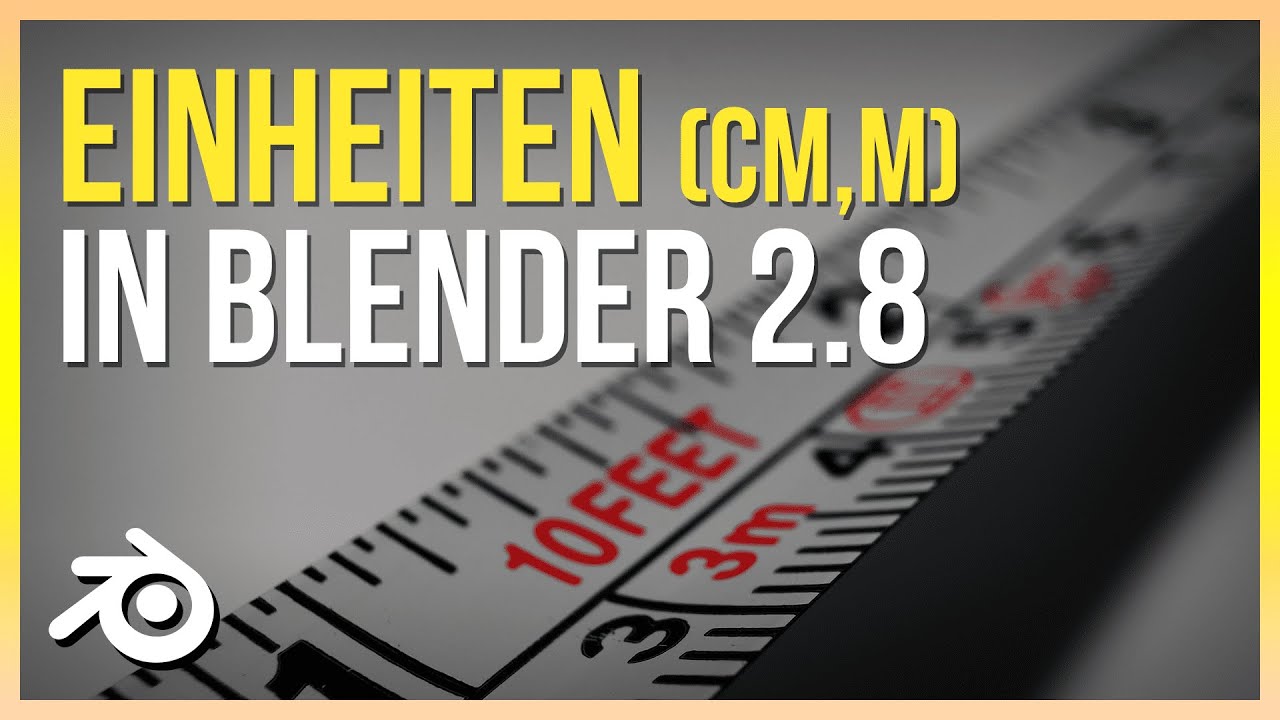 Edge Length & Units | Blender 2.8 Anfänger Tutorial Deutsch
