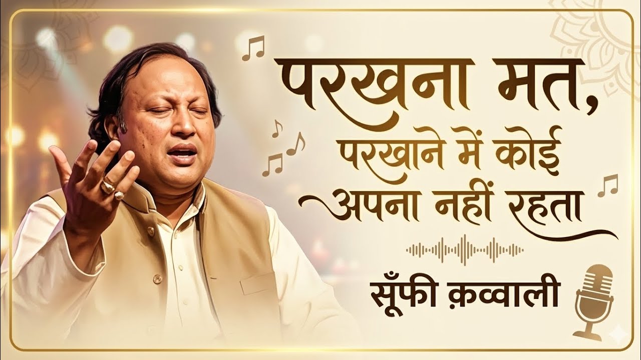 परखना मत, परखने में कोई अपना नहीं रहता | Best Sufi Qawwali | Heart Touching
